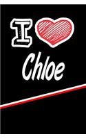 Chloe: I Love Name Writing Journal