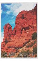 Red Rock: Country Sedona Oak Creek Canyon Arizona Design Notebook Journal for Men Women & Kids