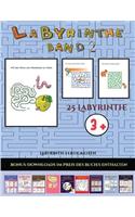Labyrinth-Fertigkeiten (Band 2): 25 vollfarbig bedruckbare Labyrinth-Arbeitsblätter für Vorschul-/Kindergartenkinder(23 Labyrinth-Fertigkeiten)