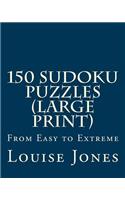 150 Sudoku Puzzles (Large Print)