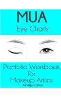 MUA Eye Charts Portfolio Workbook for Makeup Artists Athena Edition