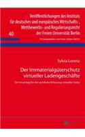 Der Immaterialgueterschutz Virtueller Ladengeschaefte