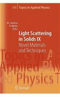 Light Scattering in Solids IX