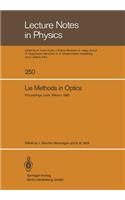 Lie Methods in Optics