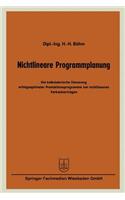 Nichtlineare Programmplanung