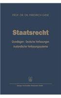 Staatsrecht: Grundlagen -- Deutsche Verfassungen Ausländische Verfassungssysteme