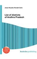 List of Districts of Andhra Pradesh
