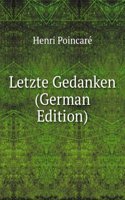 Letzte Gedanken (German Edition)