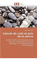Calculs de Cout Et Prix de La Pierre