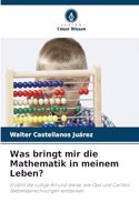 Was bringt mir die Mathematik in meinem Leben?
