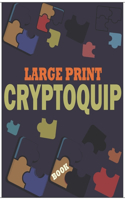 Large Print Cryptoquip Book