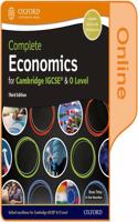 Complete Economics for Cambridge Igcse and O Level Online Student Book 3rd Editi: Access Code Card