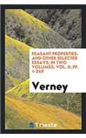 Peasant Properties
