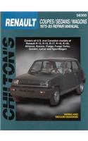 Renault Coupes, Sedans, and Wagons, 1975-85: Coupes/Sedans/Wagons 1975-85 Repair Manual