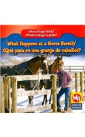 What Happens at a Horse Farm? / ¿Qué Pasa En Una Granja de Caballos?