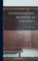 Nonparametric Methods in Statistics