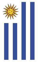 Uruguay Flag Notebook - Uruguayan Flag Book - Uruguay Travel Journal: Medium College-Ruled Journey Diary, 110 page, Lined, 6x9 (15.2 x 22.9 cm)