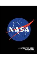 NASA Composition Book Wide Ruled