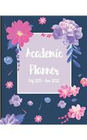 Academic Planner July 2019- June 2020: Weekly And Monthly Organizer With Notes And Inspirational Quotes