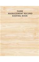 Farm management record keeping book