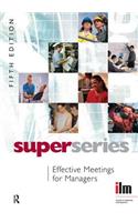 Effective Meetings for Managers