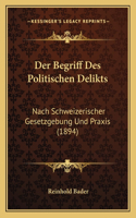 Begriff Des Politischen Delikts