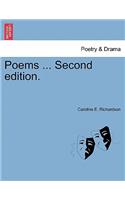 Poems ... Second Edition.