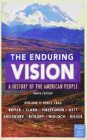 Bundle: The Enduring Vision, Volume II: Since 1865, Loose-Leaf Version, 9th + Mindtap History, 1 Term (6 Months) Printed Access Card