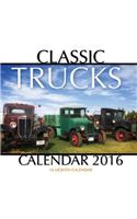 Classic Trucks Calendar 2016: 16 Month Calendar(English)