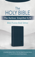 Holy Bible: The Barbour Simplified KJV Bible Promise Book Edition [Navy Cross]