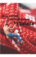 Mon carnet d'entrainement Escalade