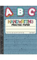 Handwriting Practice Paper: Dotted Mid-lines 150 Pages Uppercase and Lowercase Writing Sheets Notebook For Kids (Kindergarten To 3rd Grade Students)