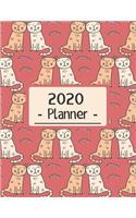 2020 Planner: Daily Weekly Monthly Planner Yearly Agenda PET Cover 8.5 x 11'' - 160 pages for Academic Agenda Schedule Organizer - Perfect for Planning and Organi