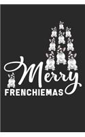 Merry Frenchiemas: Merry Frenchiemas Notebook / Journal / Braindump Great Gift for Christmas or any other occasion. 110 Pages 6" by 9"