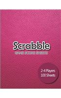 Scrabble Game Score sheets