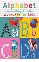 Alphabet Handwriting Practice Workbook for Kids Ages 3-5