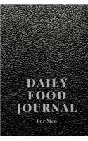 Daily Food Journal For Men