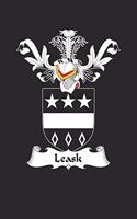 Leask: Leask Coat of Arms and Family Crest Notebook Journal (6 x 9 - 100 pages)