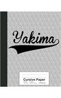Cursive Paper: YAKIMA Notebook(4186 Weezag Cursive Paper Notebook)