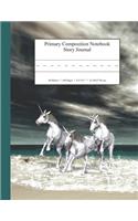 Primary Composition Notebook Story Journal: Educational Writing and Drawing Handwriting Activity Workbook