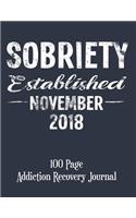 Sobriety Established November 2018