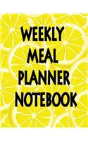Weekly Meal Planner Notebook