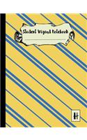 Student Wizard Notebook: Wide Ruled Paper Back to School Journal Gift for Friend, Family, Teacher, Student, Magical or Not