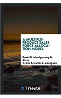 A Multiple-Product Sales Force Allocation Model