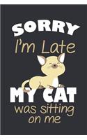 My Cats Fault: Notebook for Cat Lovers and Owners