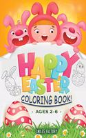 Happy Easter Coloring Book