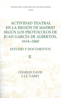Actividad teatral en la region de Madrid segun los protocolos de Juan Garcia de Albertos, 1634-1660: II