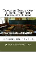Teacher Guide and Novel Unit for Esperanza Rising