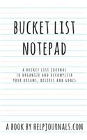 Bucket List Notepad