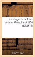 Catalogue de Tableaux Anciens Des Écoles Falmande, Hollandaise, Française Et Italienne: Vente, 9 Mai 1874